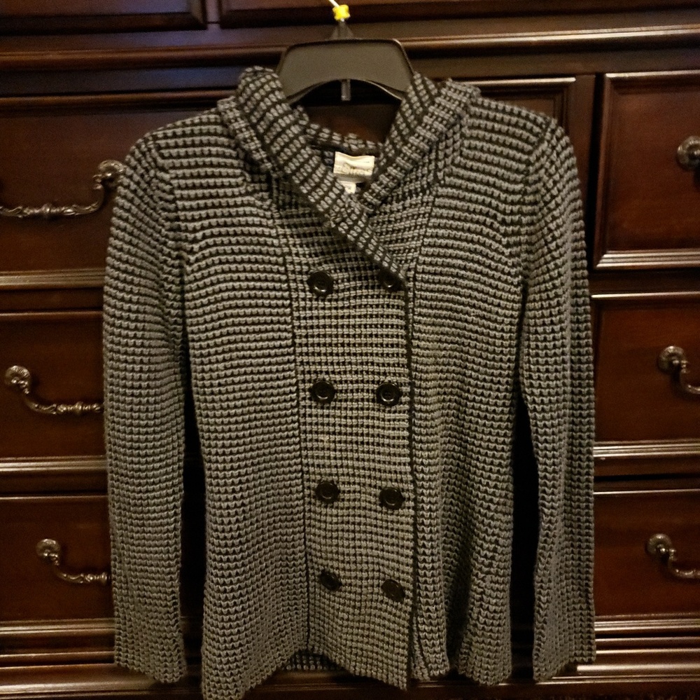 Effeci petite gray  hoodie sweater